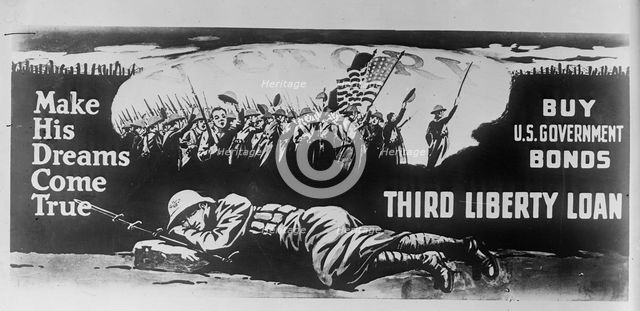 Liberty Loans - Poster For 3rd Liberty Loan, 1918. Creator: Harris & Ewing.