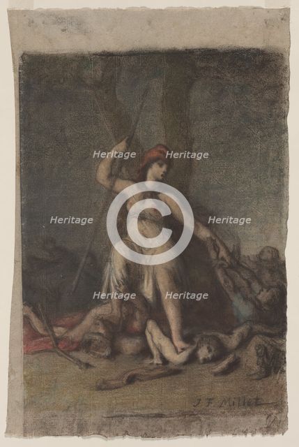 Liberty, probably 1848. Creator: Jean-François Millet (French, 1814-1875).