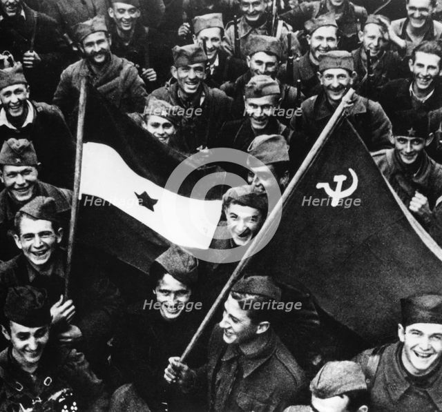 Liberation of Belgrade, October 1944. Artist: Unknown