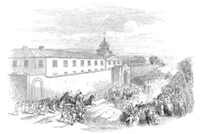 Liberation of Mr O'Connell...arrival of the news at the penitentiary, 1844. Creator: Unknown