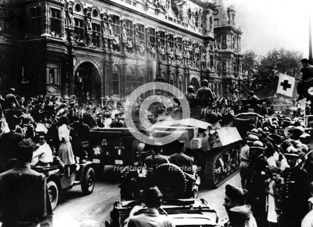 Liberation of Paris, 25 August 1944. Artist: Unknown