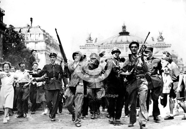 Liberation of Paris, 25 August 1944. Artist: Unknown