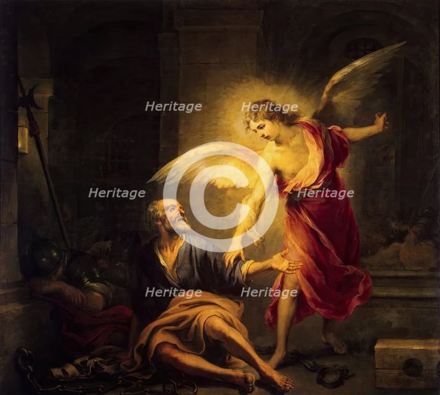 Liberation of Saint Peter, 1665. Creator: Bartolomé Esteban Murillo.