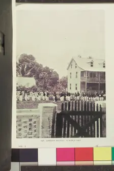 Liberian militia; a march past, 1906. Creator: Unknown