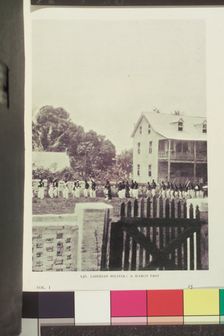 Liberian militia; a march past, 1906. Creator: Unknown