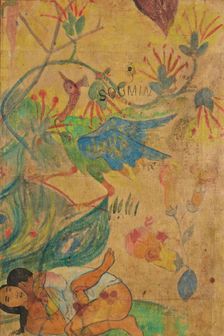 L'ibis bleu (The blue ibis), 1892. Creator: Gauguin, Paul Eugéne Henri (1848-1903)