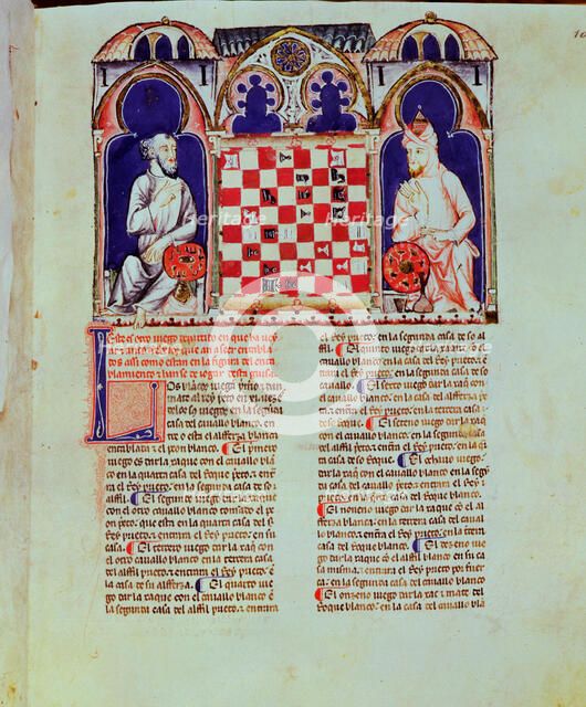 Libro de los juegos, ajedrez, dados y tablas' (Book of games, chess, dice and tables' by Alphonse…