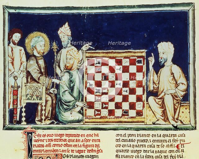 Libro de los juegos, ajedrez, dados y tablas' (Book of games, chess, dice and tables' by Alphonse…