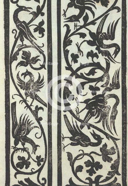 Libro quarto. De rechami per elquale se impara in diuersi modi lordine e il modo de re..., ca. 1532. Creator: Alessandro Paganino.