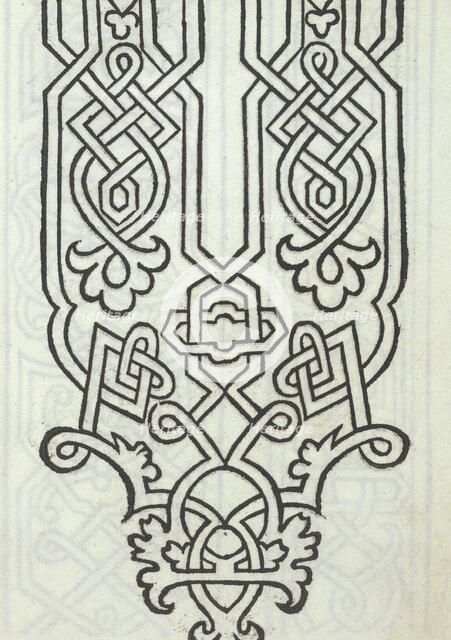 Libro quarto. De rechami per elquale se impara in diuersi modi lordine e il modo de re..., ca. 1532. Creator: Alessandro Paganino.