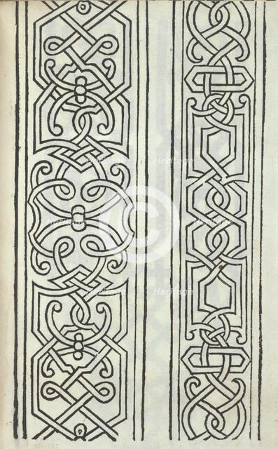 Libro quarto. De rechami per elquale se impara in diuersi modi lordine e il modo de re..., ca. 1532. Creator: Alessandro Paganino.