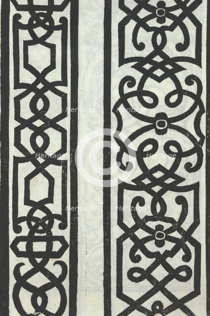 Libro quarto. De rechami per elquale se impara in diuersi modi lordine e il modo de re..., ca. 1532. Creator: Alessandro Paganino.