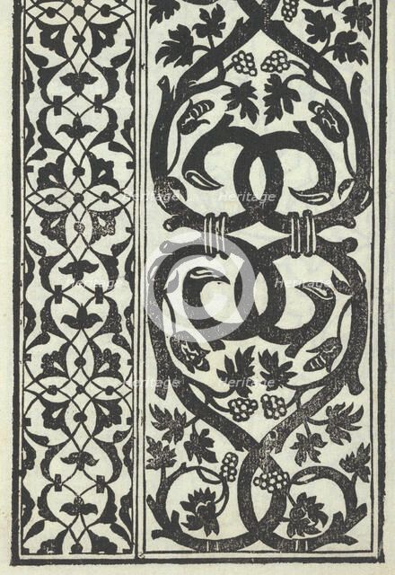 Libro quarto. De rechami per elquale se impara in diuersi modi lordine e il modo de re..., ca. 1532. Creator: Alessandro Paganino.