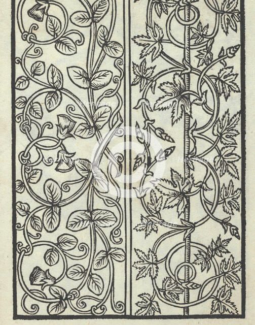 Libro quarto. De rechami per elquale se impara in diuersi modi lordine e il modo de re..., ca. 1532. Creator: Alessandro Paganino.