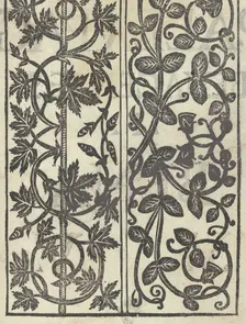 Libro quarto. De rechami per elquale se impara in diuersi modi lordine e il modo de re..., ca. 1532. Creator: Alessandro Paganino