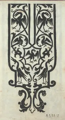 Libro quarto. De rechami per elquale se impara in diuersi modi lordine e il modo de re..., ca. 1532. Creator: Alessandro Paganino