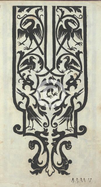 Libro quarto. De rechami per elquale se impara in diuersi modi lordine e il modo de re..., ca. 1532. Creator: Alessandro Paganino.