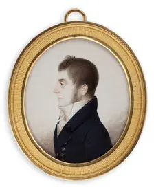 Librarian Sten Engelbrekt Hallencreutz, 1809. Creator: Jakob Axel Gillberg