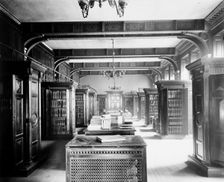 Library at the Foreign Office, Whitehall, London, 1896. Creator: Bedford Lemere and Company