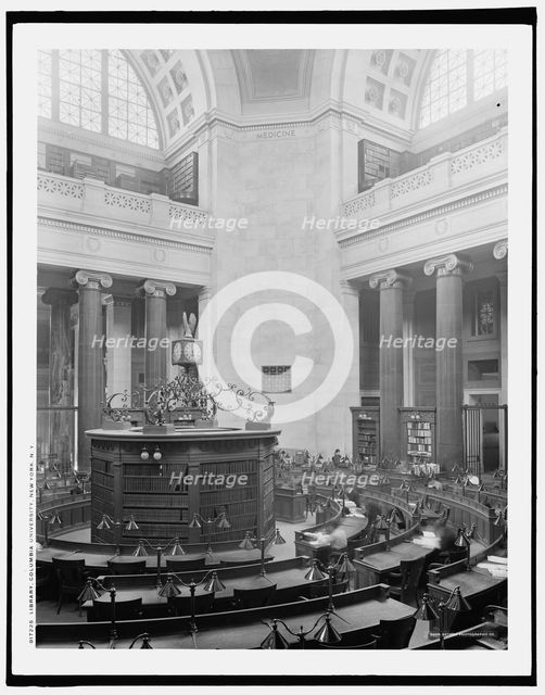 Library, Columbia University, New York, N.Y., c1904. Creator: Unknown.