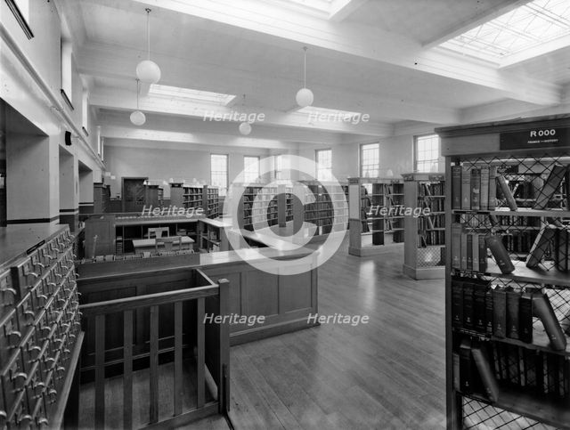 Library in Grove Park, Moorside Road, Downham, Lewisham, London. Artist: Herbert Felton