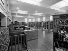 Library in Grove Park, Moorside Road, Downham, Lewisham, London. Artist: Herbert Felton
