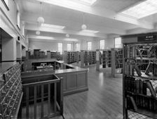 Library in Grove Park, Moorside Road, Downham, Lewisham, London. Artist: Herbert Felton