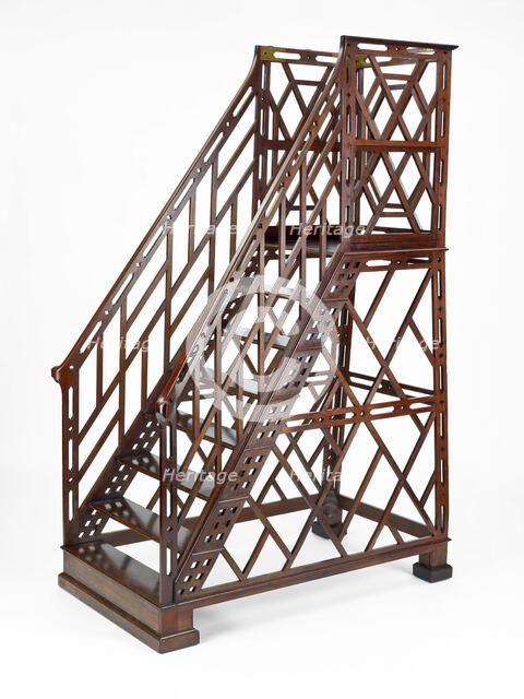 Library Ladder, England, 1782. Creator: William France.