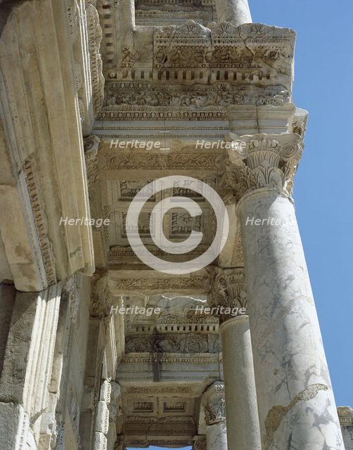 Library of Celsus, Ephesus, Anatolia, Turkey, 2nd century (1999). Creator: Unknown.