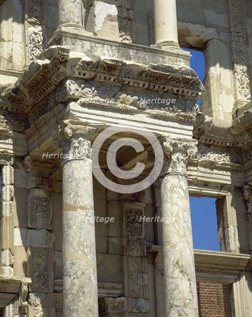 Library of Celsus, Ephesus, Anatolia, Turkey, 2nd century (1999). Creator: Unknown.