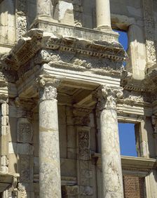 Library of Celsus, Ephesus, Anatolia, Turkey, 2nd century (1999). Creator: Unknown