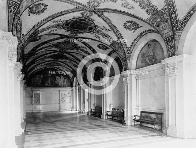 Library of Congress, South Hall, entrance pavilion, c1900. Creator: Unknown.