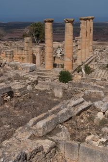 Libya, Cyrene, Sanctuary of Apollo, Temple of Apollo, 2007. Creator: Ethel Davies