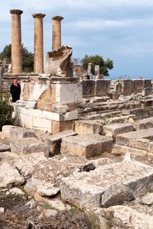 Libya, Cyrene, Sanctuary of Apollo, Temple of Apollo, 2007. Creator: Ethel Davies