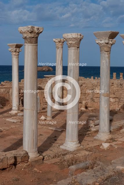 Libya, Apollonia, Central Church, 2007. Creator: Ethel Davies.