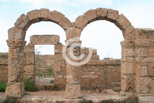 Libya, Apollonia, Governor's Palace, 2007. Creator: Ethel Davies.