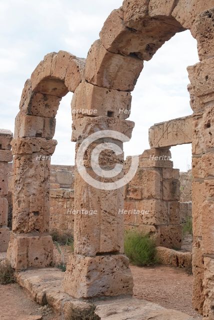 Libya, Apollonia, Governor's Palace, 2007. Creator: Ethel Davies.