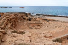 Libya, Apollonia, Theatre, 2007. Creator: Ethel Davies