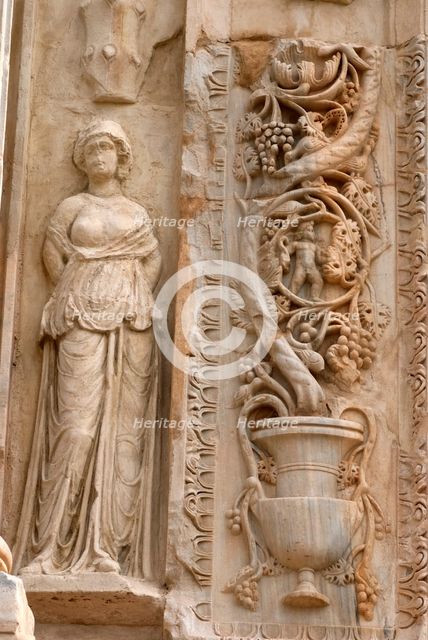 Libya, Leptis Magna, Arch of Septimius Severus, 2007. Creator: Ethel Davies.