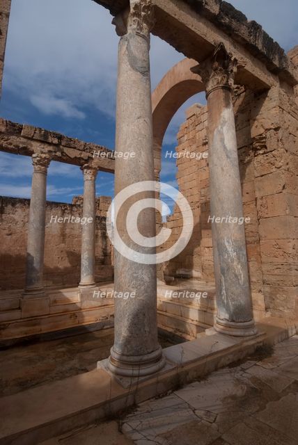 Libya, Leptis Magna, Hadrianic Baths, 2007. Creator: Ethel Davies.