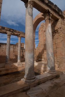 Libya, Leptis Magna, Hadrianic Baths, 2007. Creator: Ethel Davies