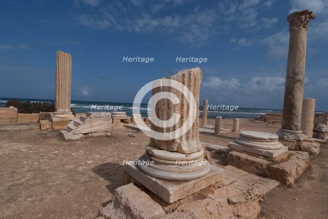 Libya, Leptis Magna, Justinian's Basilica, 2007. Creator: Ethel Davies.