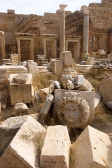 Libya, Leptis Magna, Severan Forum, 2007. Creator: Ethel Davies