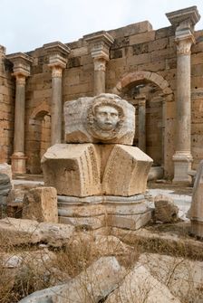 Libya, Leptis Magna, Severan Forum, 2007. Creator: Ethel Davies