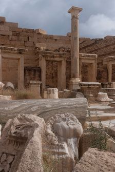 Libya, Leptis Magna, Severan Forum, 2007. Creator: Ethel Davies