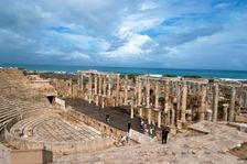 Libya, Leptis Magna, Theatre, 2007. Creator: Ethel Davies