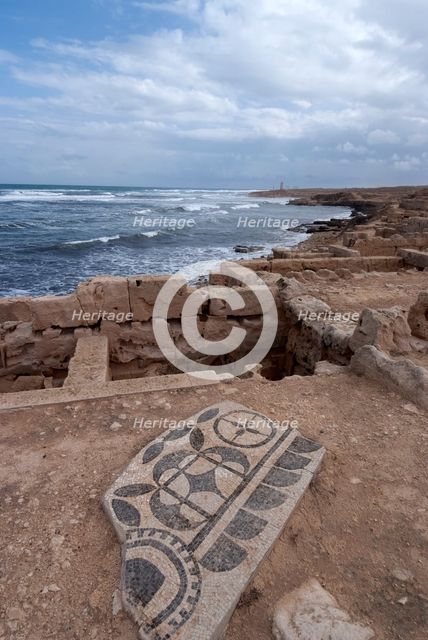 Libya, Sabratha, Seawards Baths, 2007. Creator: Ethel Davies.