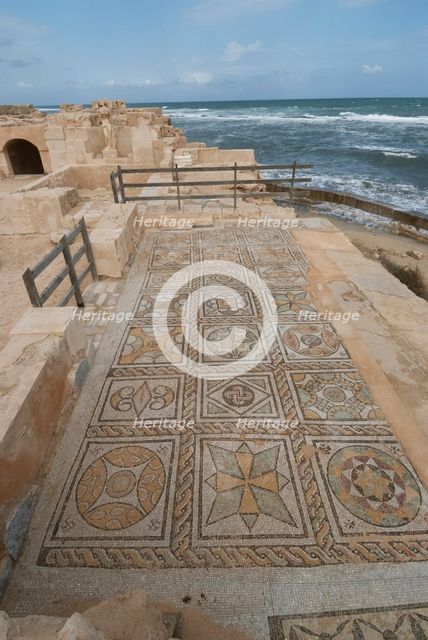 Libya, Sabratha, Seawards Baths, 2007. Creator: Ethel Davies.