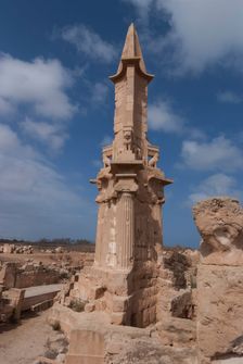 Libya, Sabratha, Phoenician Mausoleum, 2007. Creator: Ethel Davies