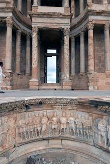 Libya, Sabratha, Theatre, 2007. Creator: Ethel Davies